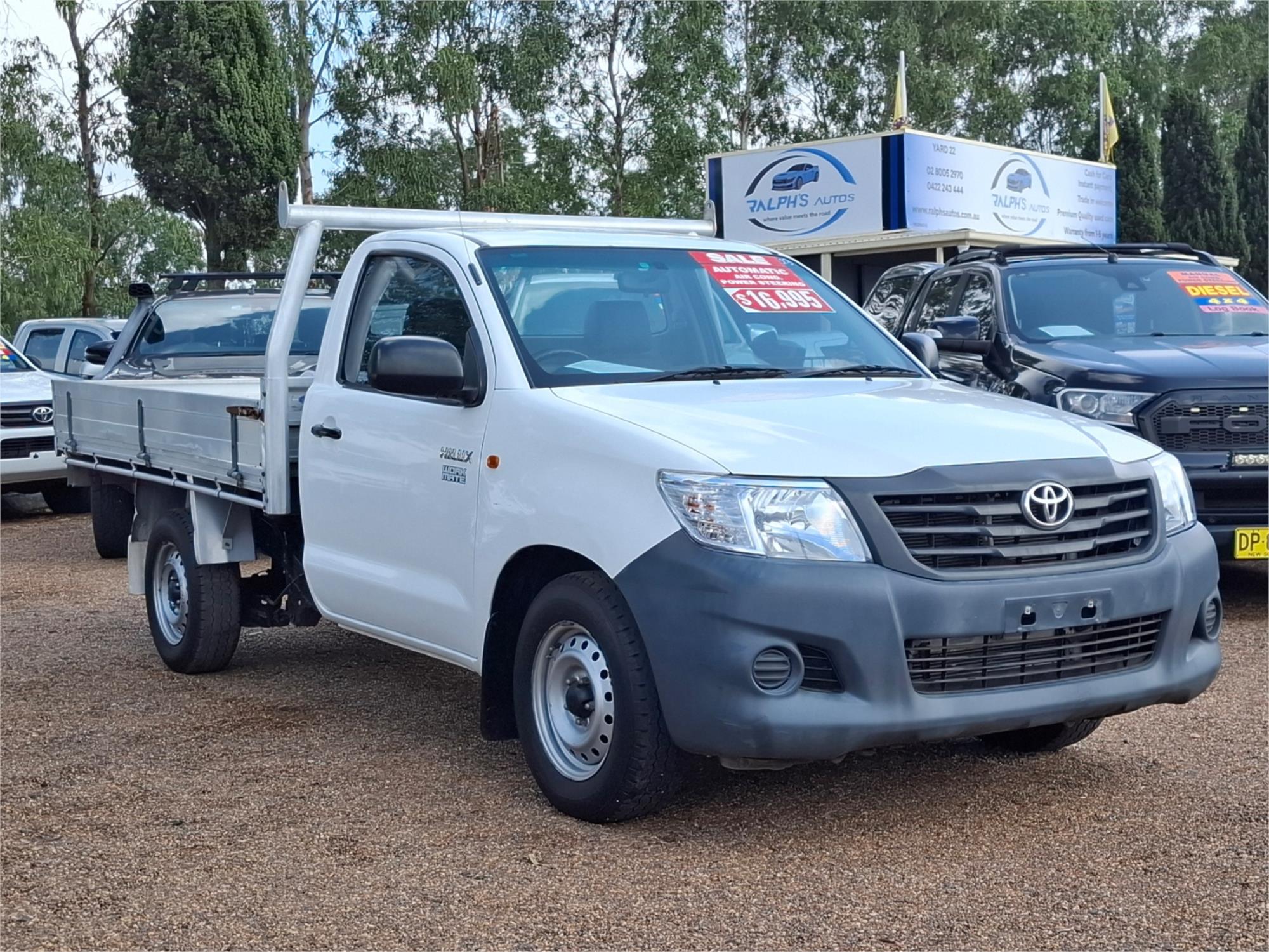 2015 TOYOTA HILUX TGN16R WORKMATE AUTOMATIC CAB CHASSIS