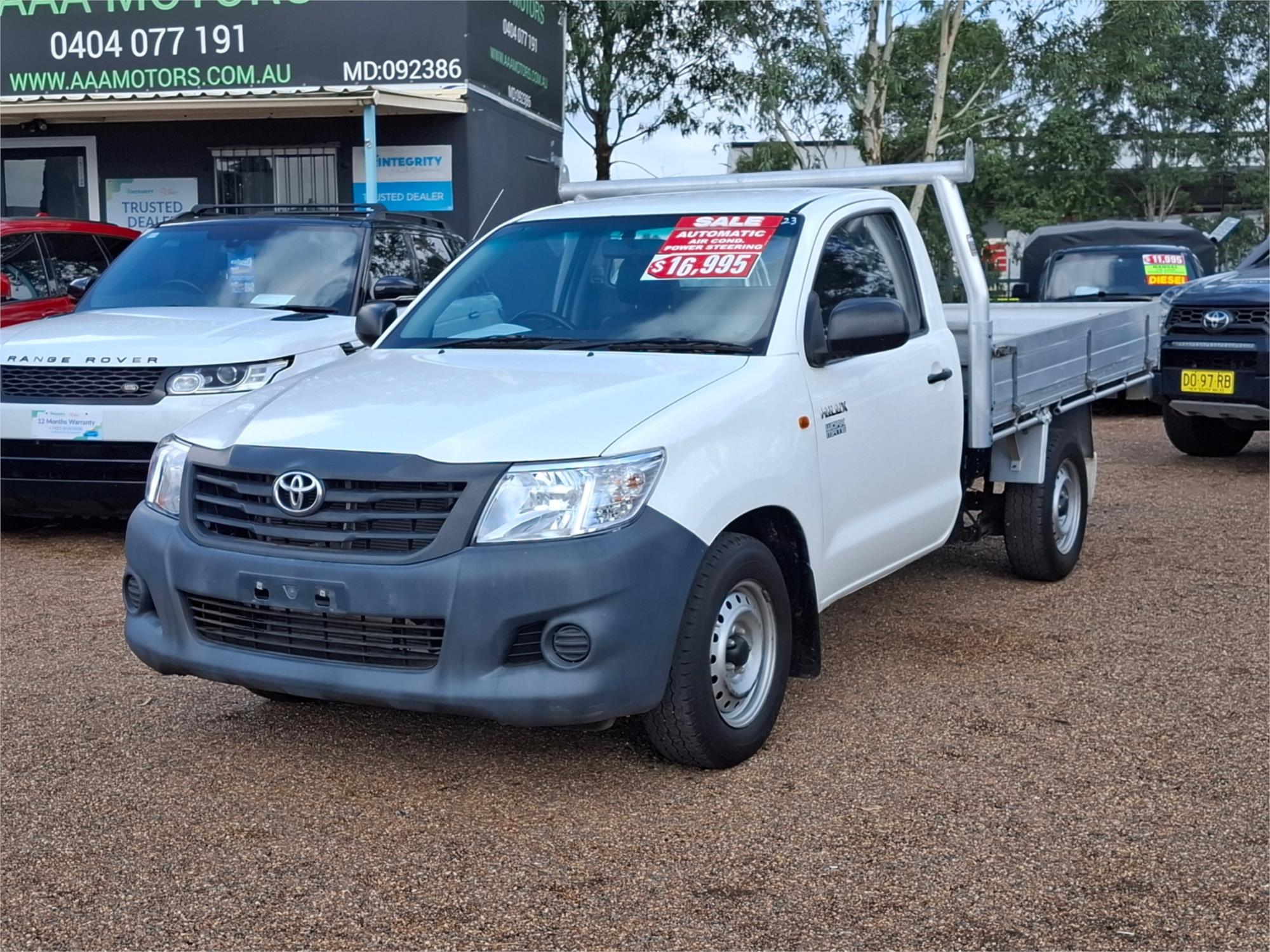 2015 TOYOTA HILUX TGN16R WORKMATE AUTOMATIC CAB CHASSIS