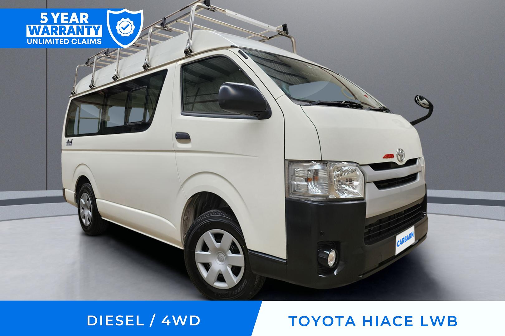 2015 TOYOTA HIACE DX LWB AUTO 4WD VAN