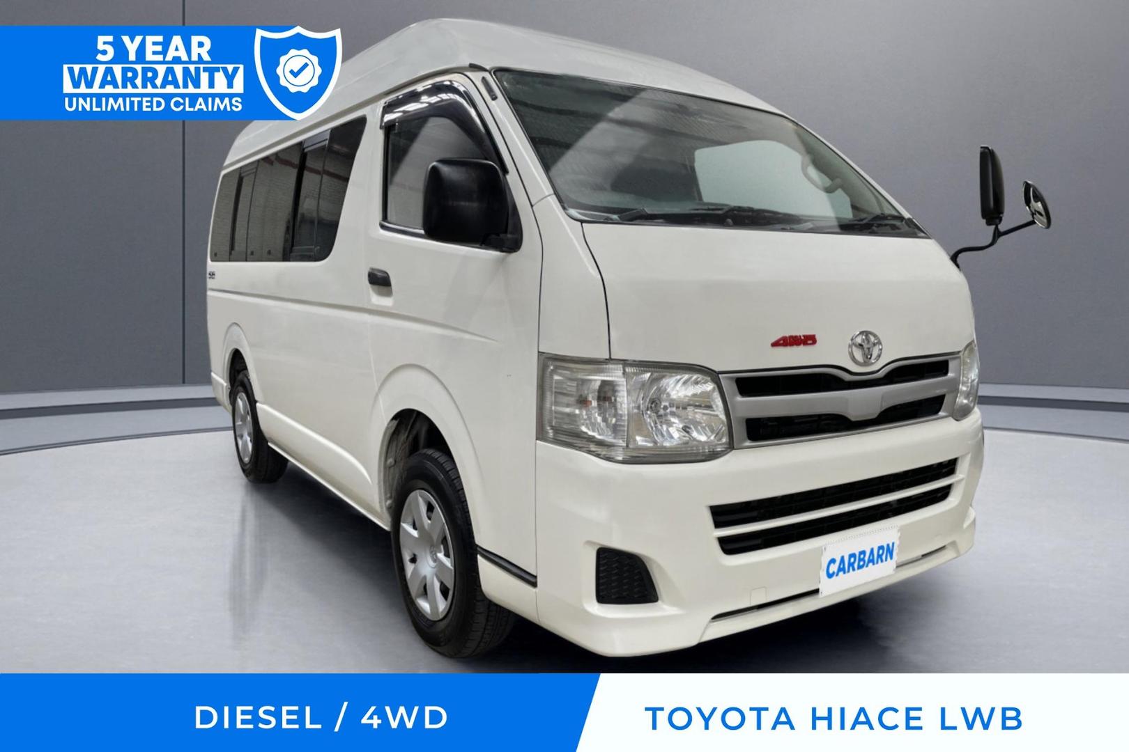 2011 TOYOTA HIACE LWB AUTO 4WD VAN