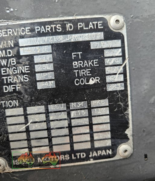 1989 ISUZU FVZ 1400 15 SP MANUAL C/CHAS