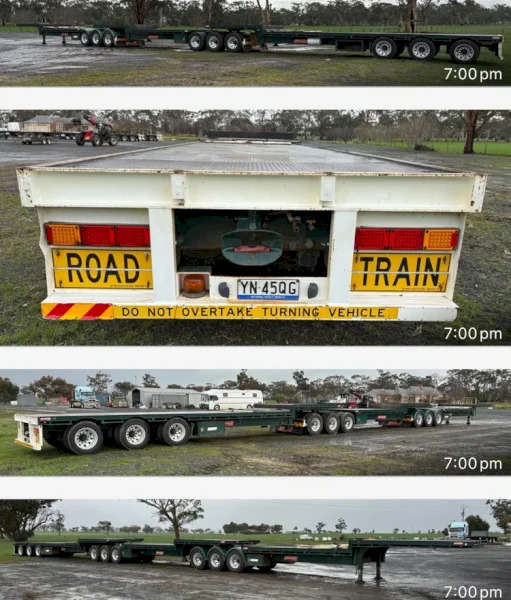BARKER DROP DECK TRAILER