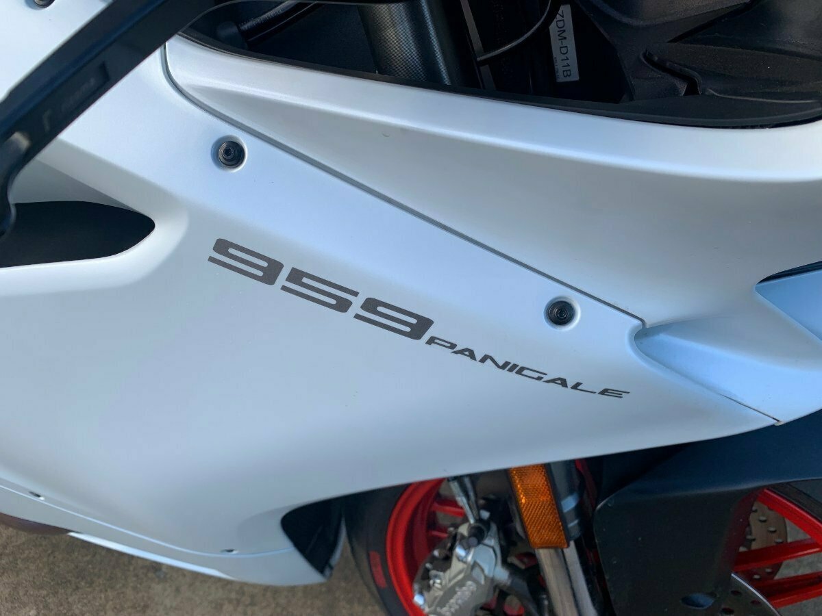 2017 DUCATI 959 PANIGALE (WHITE) SPORTS