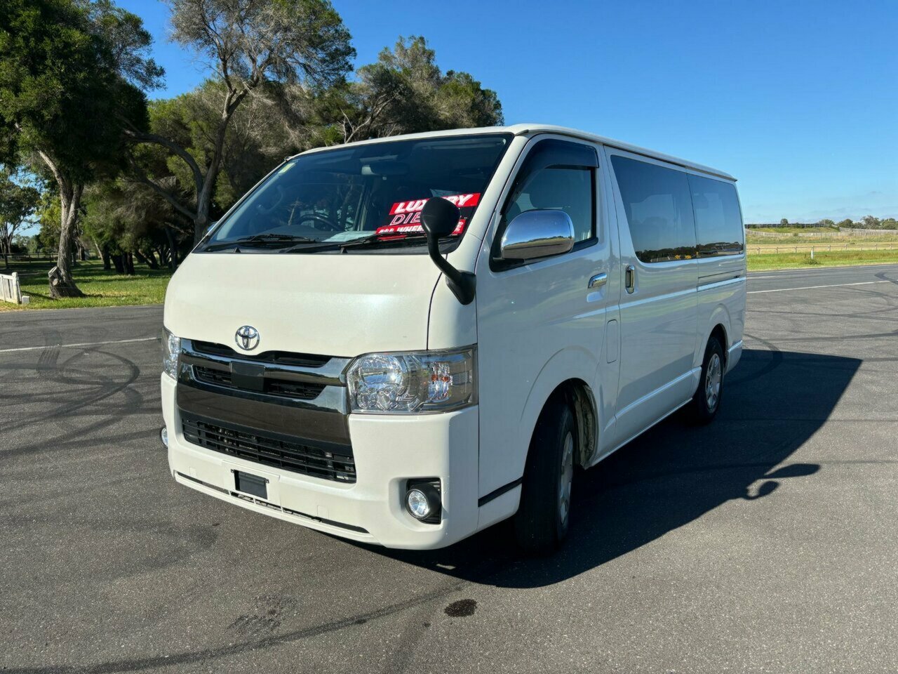 2018 TOYOTA HIACE SUPER GL DARK PRIME 4WD AUTOMATIC 5D VAN