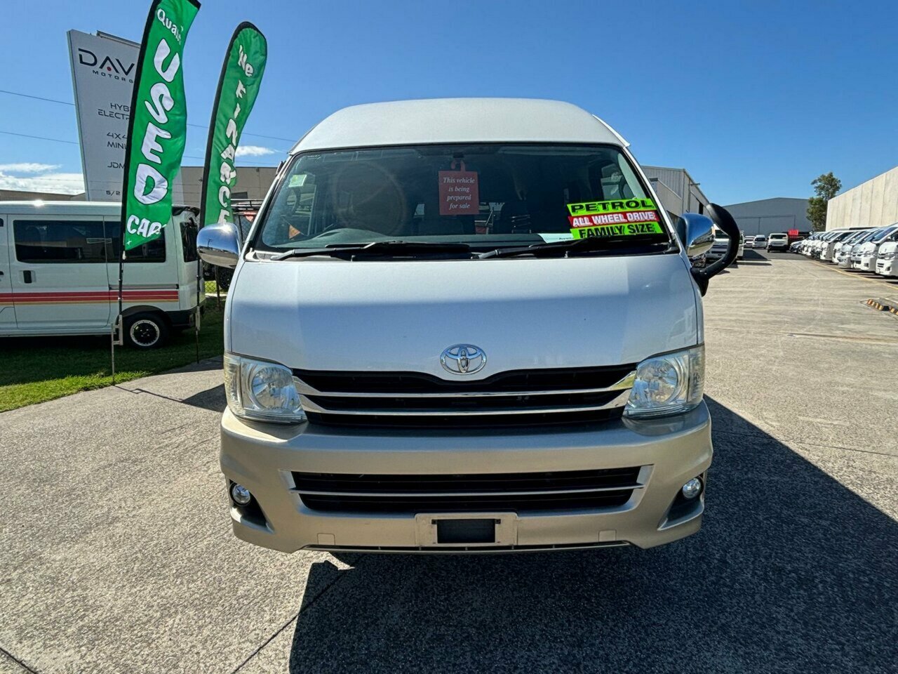 2012 TOYOTA HIACE GRAND CABIN 4WD AUTOMATIC 4D COACH