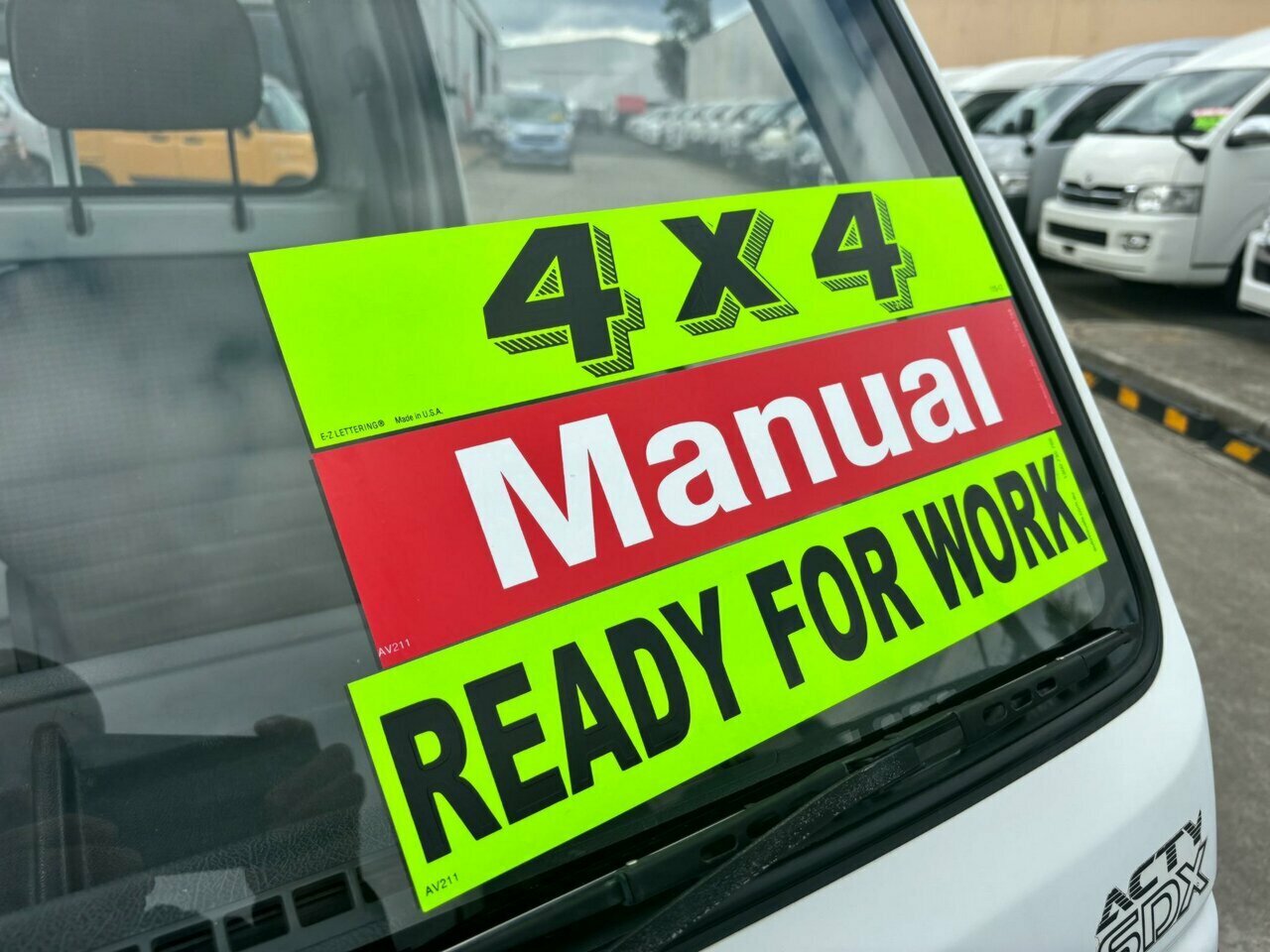 1995 HONDA ACTY SDX 4WD 5 SPEED MANUAL 2D MINI TRUCK