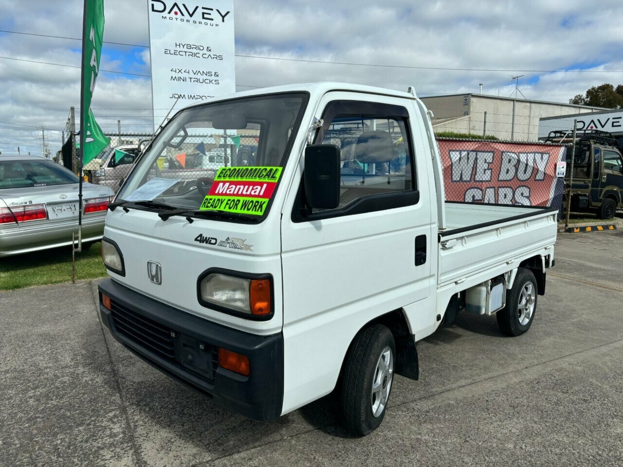 1992 HONDA ACTY ATTACK 4WD 4 SPEED MANUAL 2D MINI TRUCK