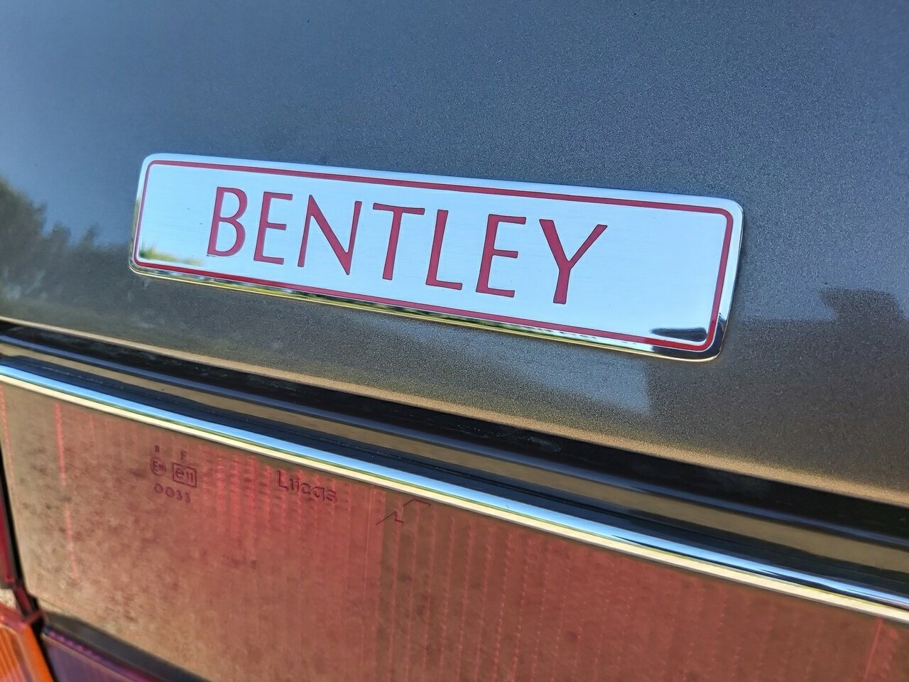 1987 BENTLEY TURBO R 4D SALOON