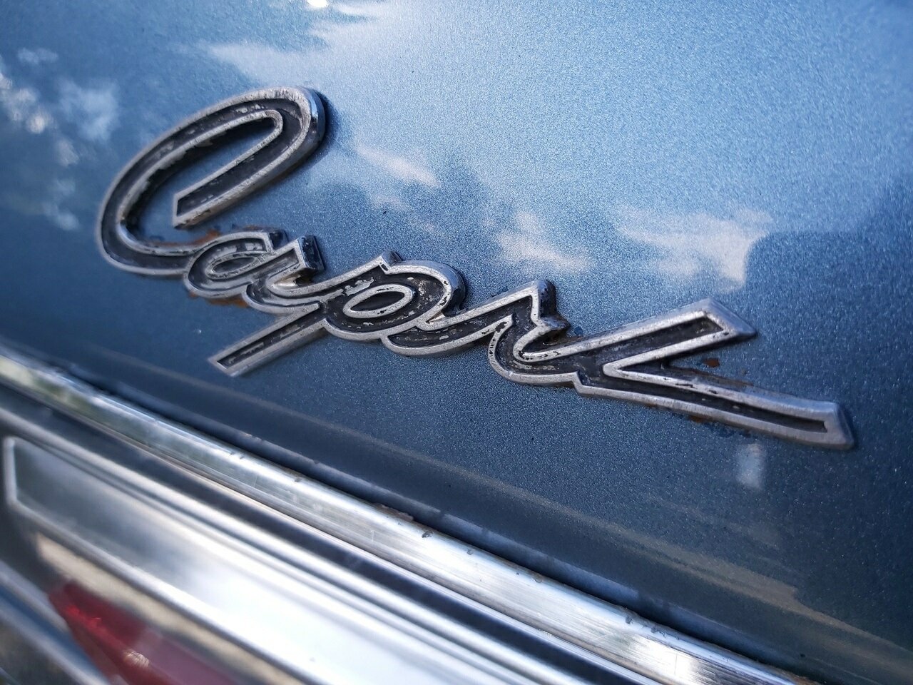 1972 FORD CAPRI GT 3000 3 SP AUTOMATIC 2D SEDAN