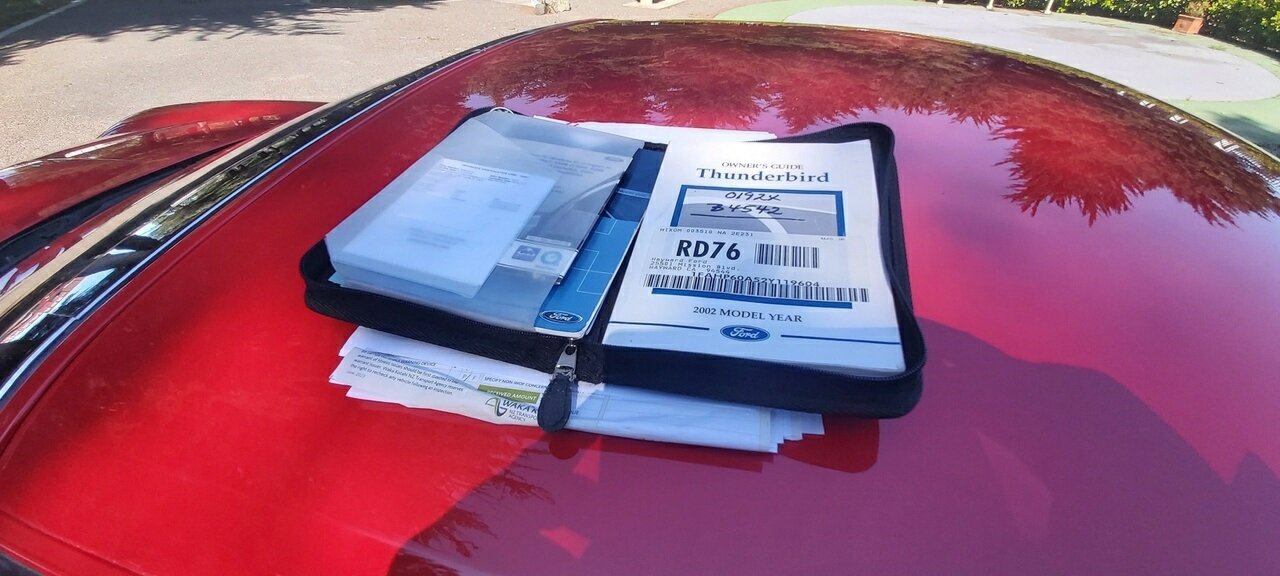 2002 FORD THUNDERBIRD 5 SP AUTOMATIC 2D CONVERTIBLE