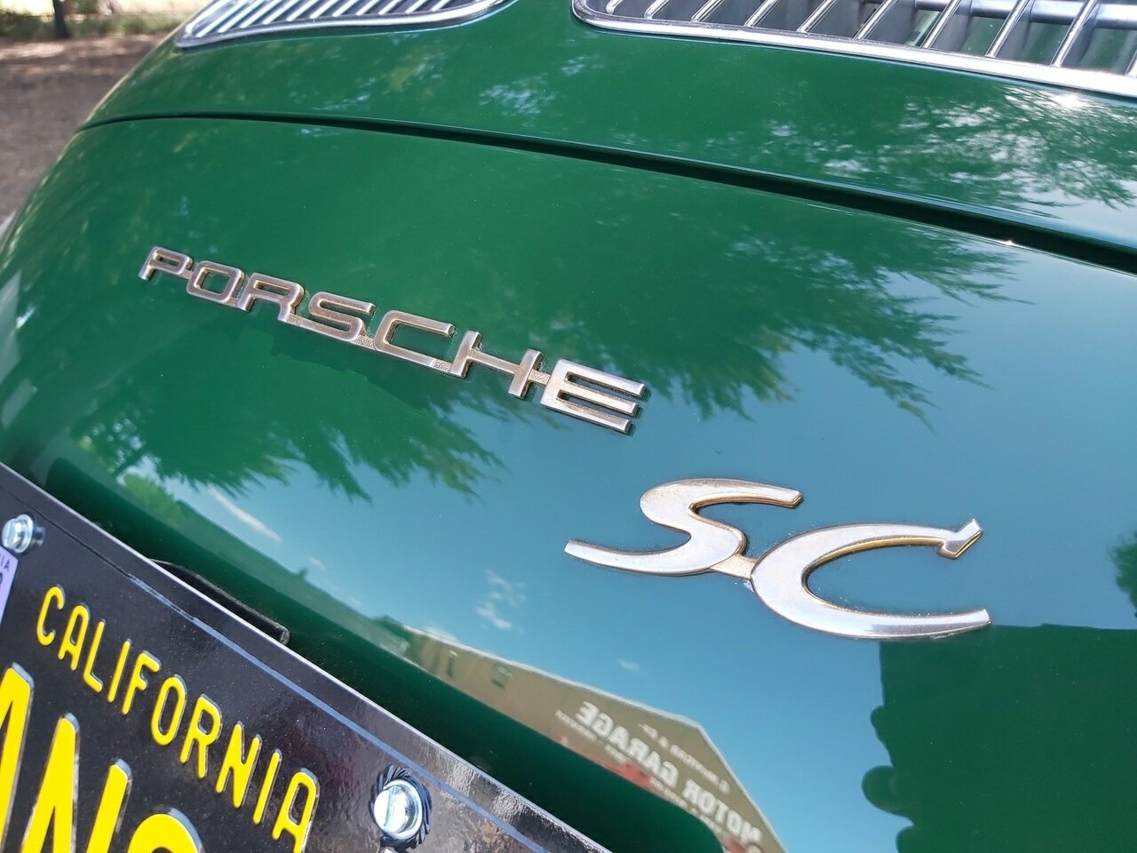 1965 PORSCHE 356 SC 4 SP MANUAL 2D CABRIOLET