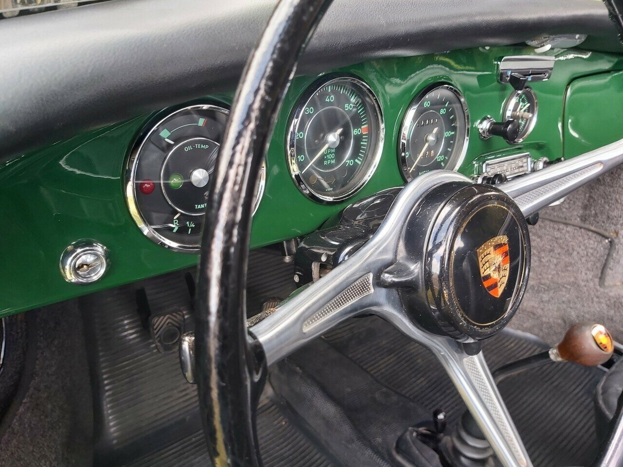 1965 PORSCHE 356 SC 4 SP MANUAL 2D CABRIOLET