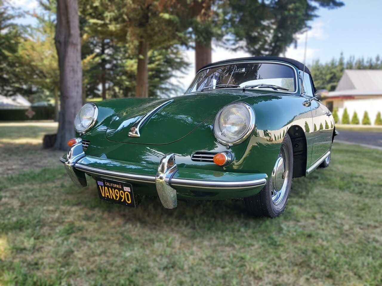 1965 PORSCHE 356 SC 4 SP MANUAL 2D CABRIOLET