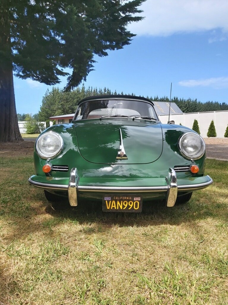 1965 PORSCHE 356 SC 4 SP MANUAL 2D CABRIOLET