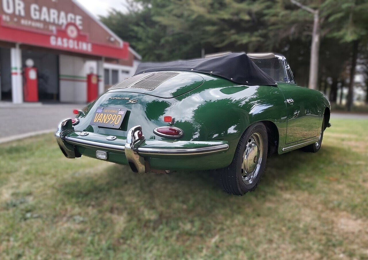 1965 PORSCHE 356 SC 4 SP MANUAL 2D CABRIOLET