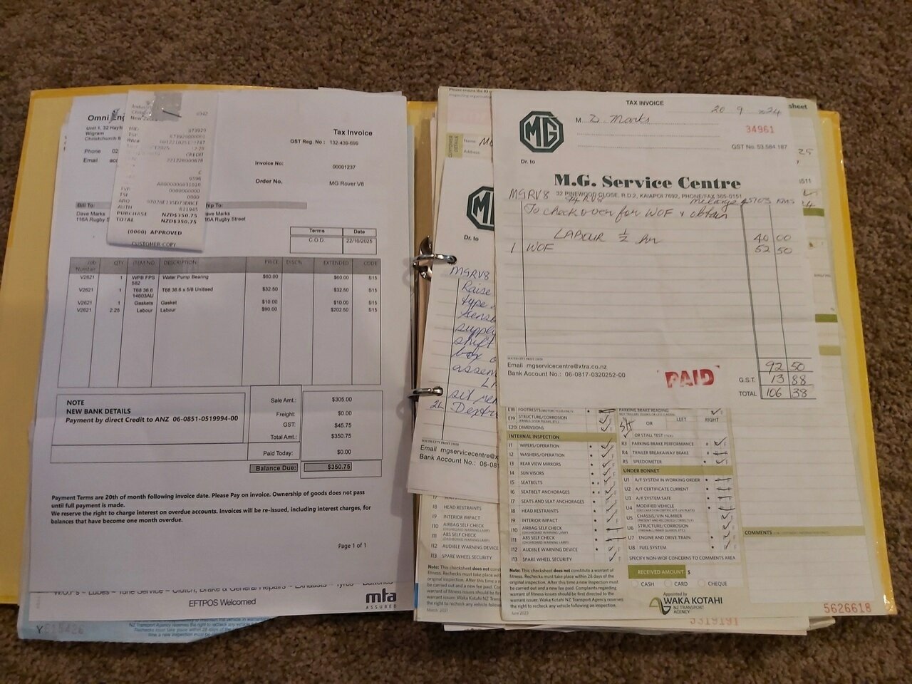 1994 MG RV8 ROADSTER