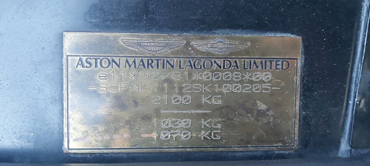 1995 ASTON MARTIN DB7 4 SP AUTOMATIC 2D COUPE