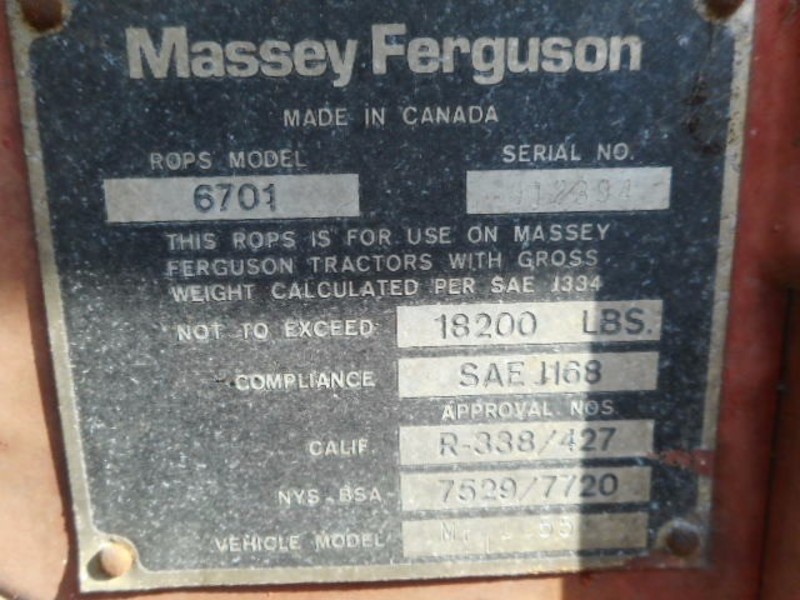 MASSEY FERGUSON 1155 Tractor 1155 Tractor