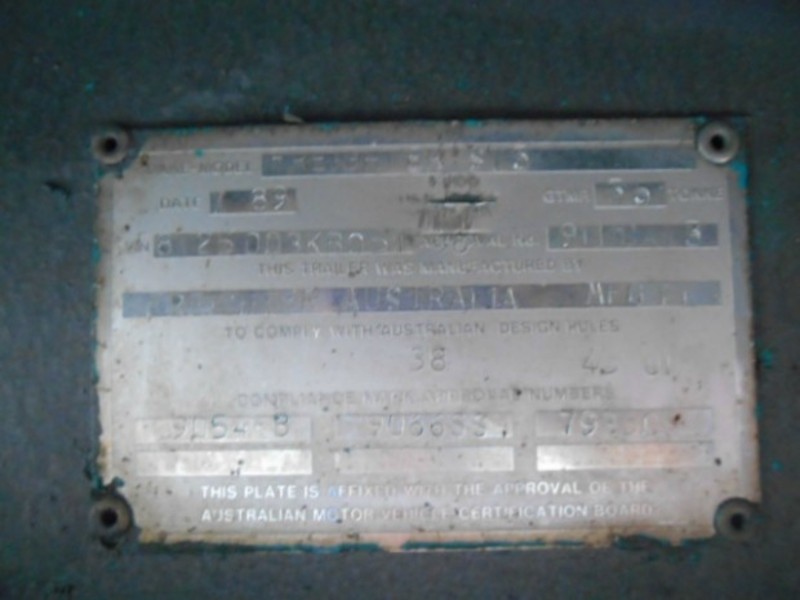 1989 Freighter Curtainsider Semi Trailer