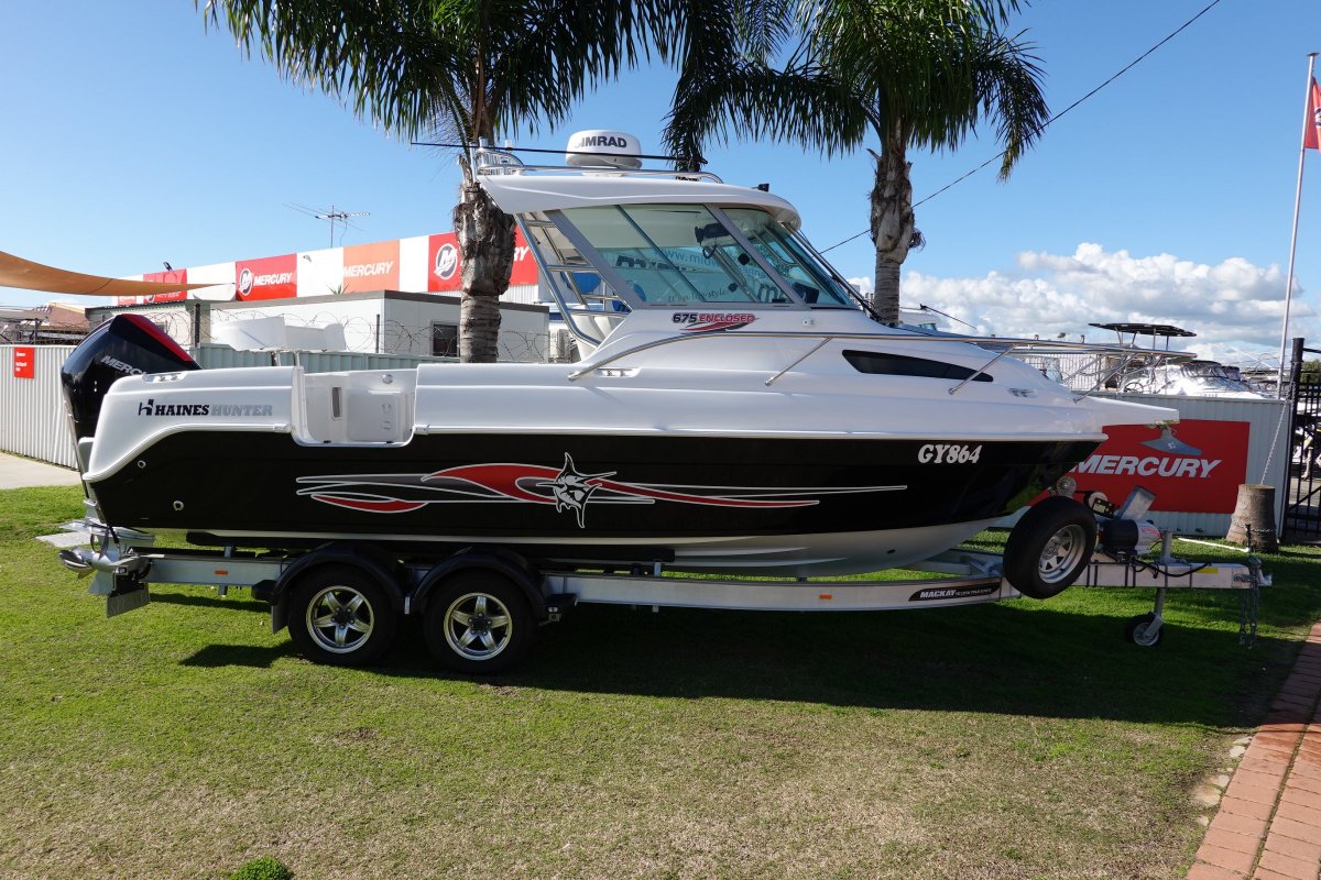 2023 HAINES HUNTER 675 ENCLOSED OFFSHORE FISHER