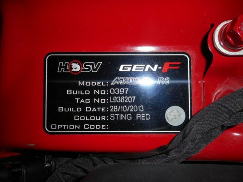 2013 Holden Special Vehicles Maloo R8 GEN-F MY14