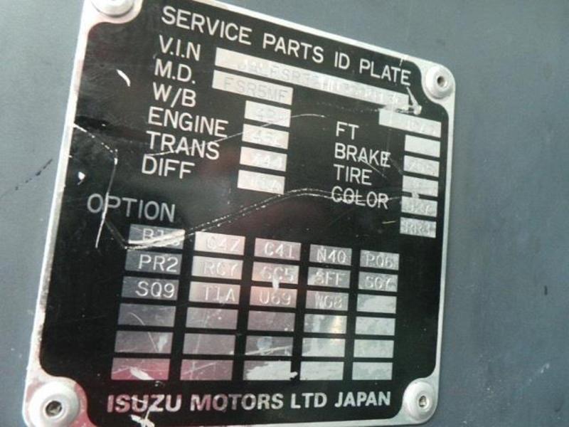 1992 ISUZU FSR500