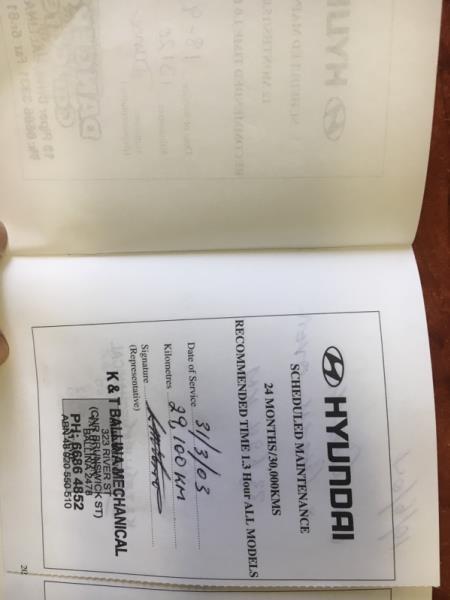 2000 HYUNDAI ACCENT GLS LC