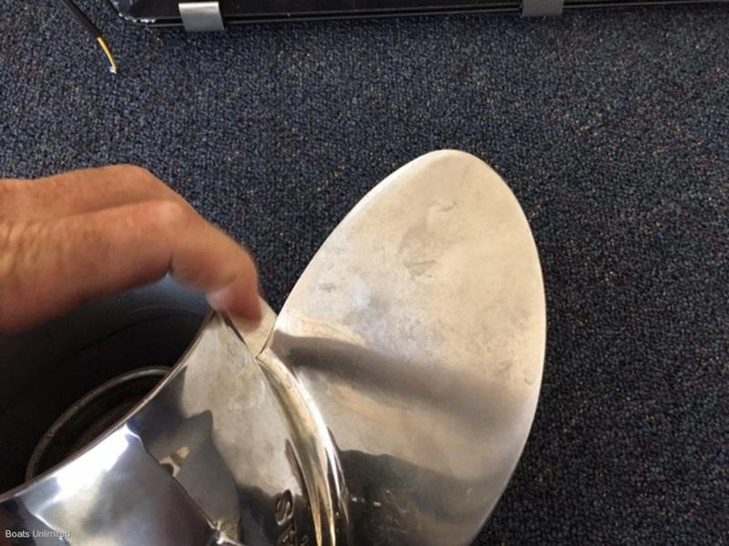 SOLAS 4 BLADE STAINLESS PROP 14 1/2 X15 PITCH 15 SPLINE
