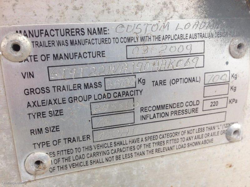 Loadmaster Tri-Axle Aluminum Boat Trailer