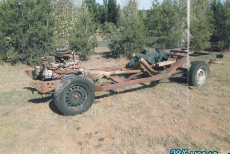 HOLDEN HQ UTE CHASSIS
