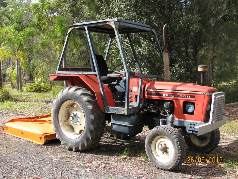 1987 ZETOR 5011 TRACTOR & SLASHER