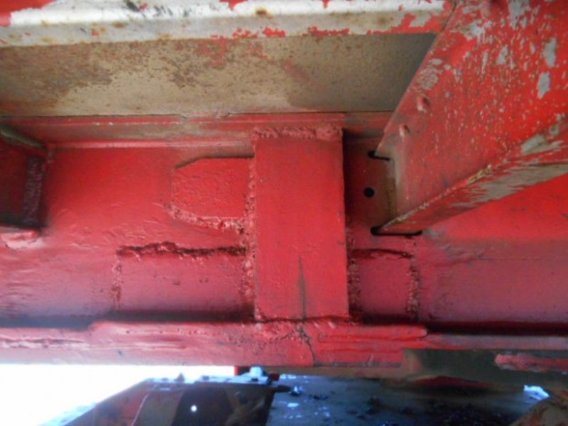 1985 Fruehauf Flat top Semi Trailer