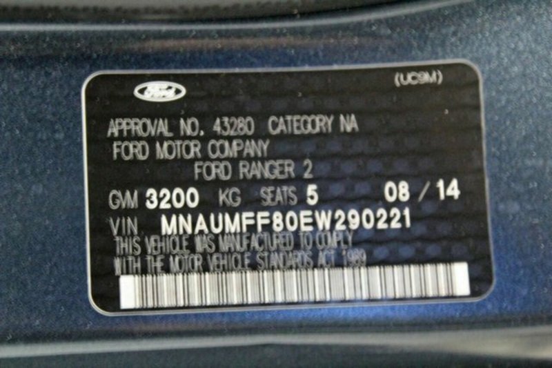 2014 FORD RANGER XLS 2.2 (4x4) PX