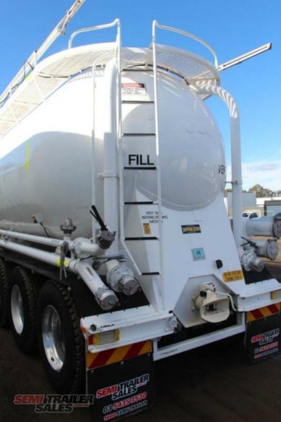 1990 Kockums Semi Bulk Dry Tanker Semi Trailer