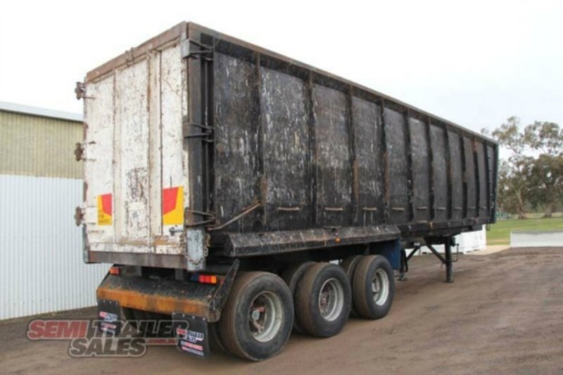2002 SAMS Semi Scrap Semi Tipper Trailer