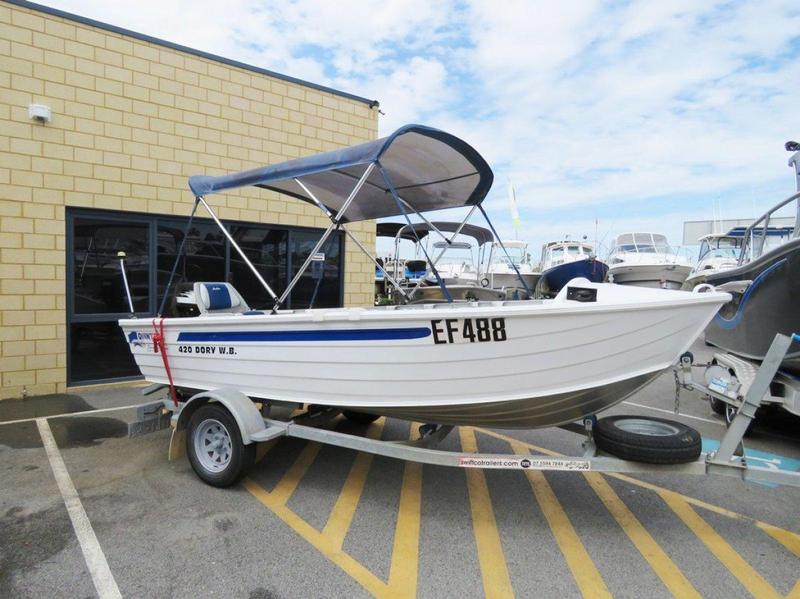 Quintrex 420 Dory Wide Body GREAT FIRST BOAT STURDY N SAFE AND EASY TO HANDLE
