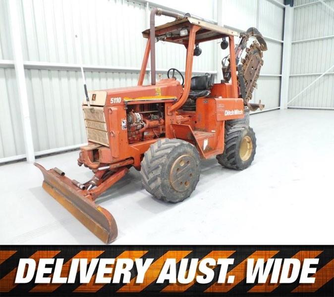 1998 DITCH WITCH 5110DD RIDE ON TRENCHER