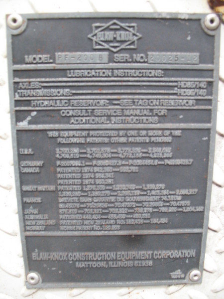 BITUMEN PAVER