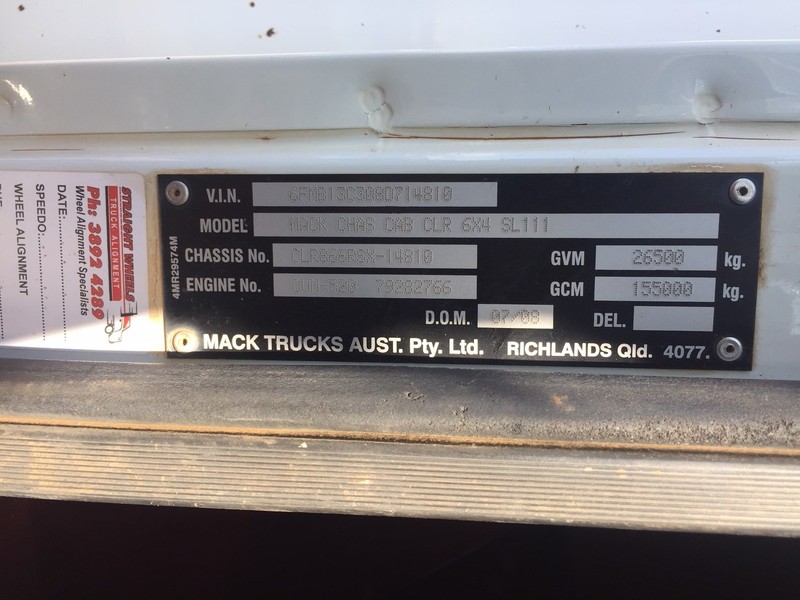 2008 MACK TITAN TITAN Truck