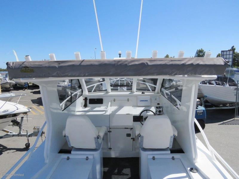 Trailcraft 8m HARDTOP TWIN MRECURY 4 STROKE, GREAT DECK SPACE