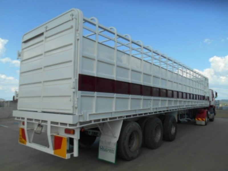 1985 Haulmark StockCrate Semi Trailer