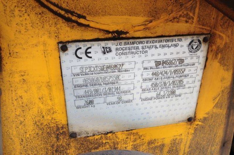1998 JCB BACKHOE