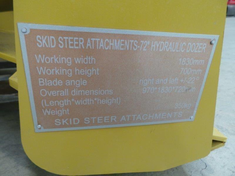 2016 WORKMATE 1830MM DOZER BLADES