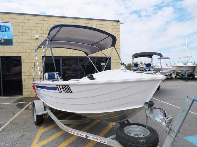 Quintrex 420 Dory Wide Body GREAT FIRST BOAT STURDY N SAFE AND EASY TO HANDLE