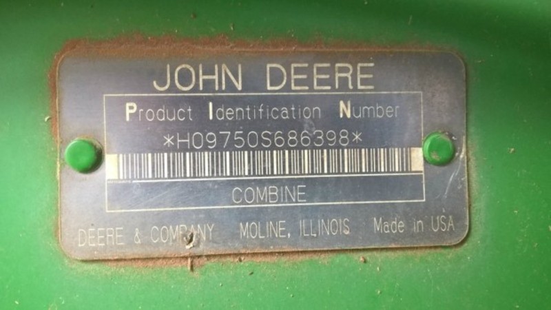 2000 JOHN DEERE 9750 STS 9750 STS HarvesterHeader
