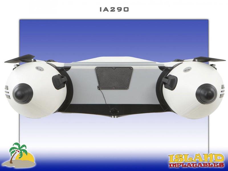 Island Inflatable IA290 with 6 Hp Parsun Outboard