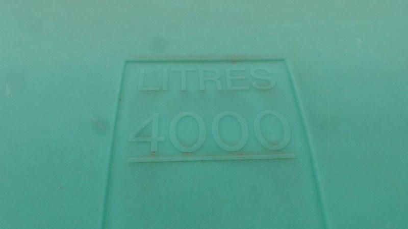 2016 WORKMATE 4000 LITRE POLY TANK