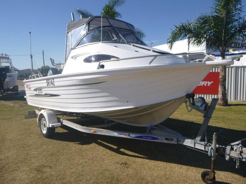 Quintrex 560 Spirit Cuddy cab