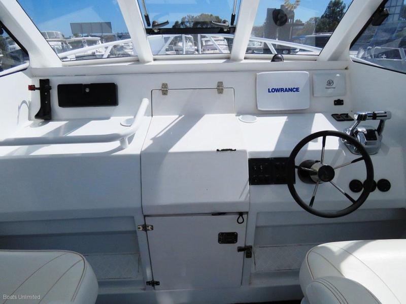 Trailcraft 8m HARDTOP TWIN MRECURY 4 STROKE, GREAT DECK SPACE
