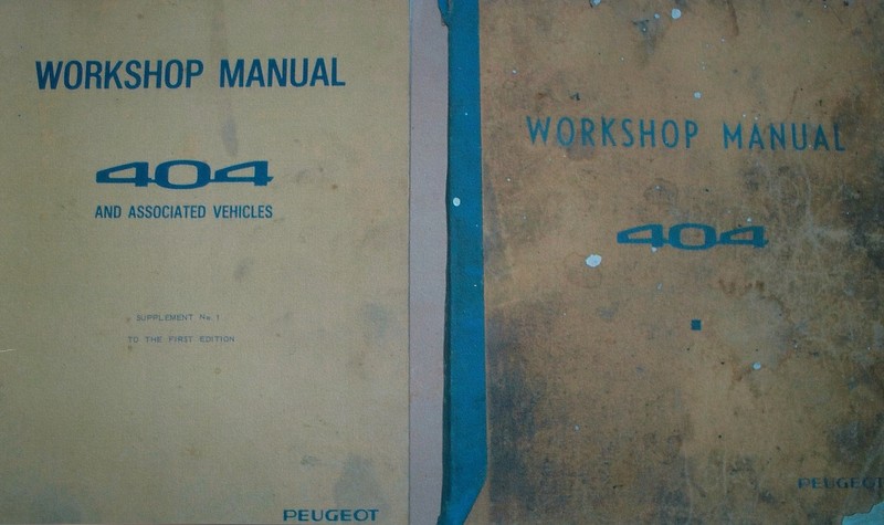 PEUGEOT 404 FACTORY WORKSHOP